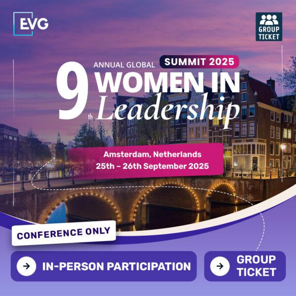 IN-PERSON Participation | Group Ticket | 9th Annual Global Women In Leadership Summit