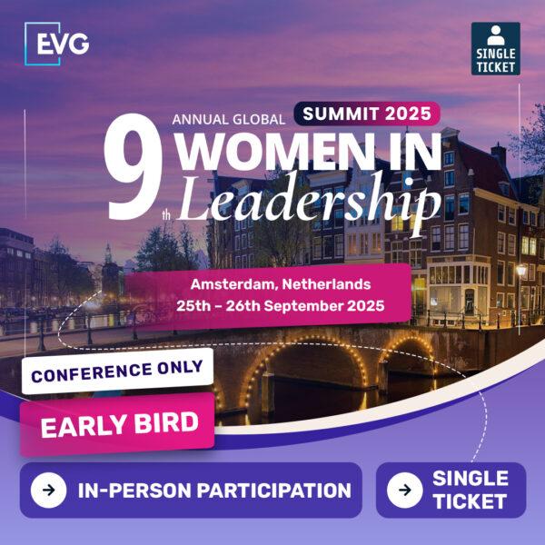 IN-PERSON Participation | Single Ticket | 9th Annual Global Women In Leadership Summit