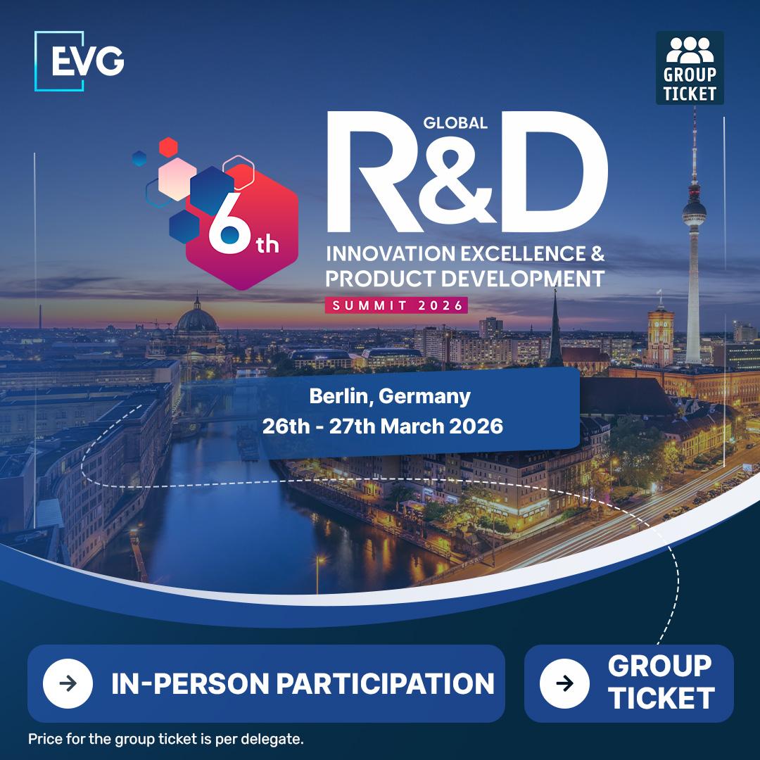 IN-PERSON Participation | Group Ticket | Global R&D Innovation Excellence And Product Development Summit 2025